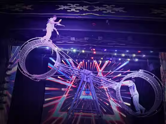 四人柔术表演